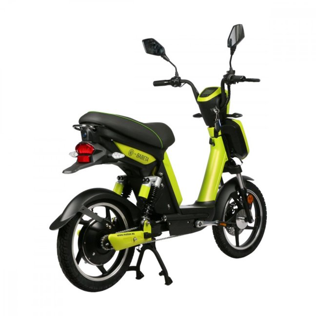 Elektroskútr RACCEWAY® E-BABETA®, zelená-metalíza