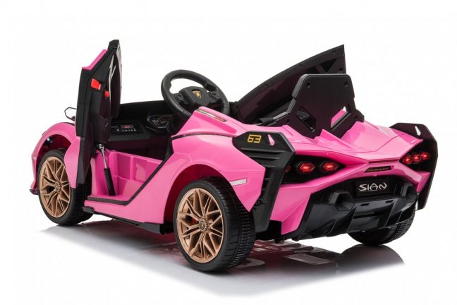 Dětské elektrické auto Lamborghini Sian růžový/pink