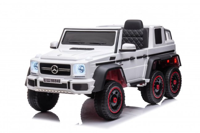 Dětské elektrické auto Mercedes G63 - 6 kol bílá/white