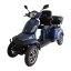 Elektrický čtyřkolový vozík RACCEWAY® STRADA LUX DUO, modrý