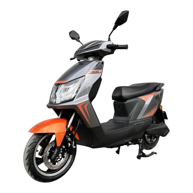 Elektroskútr RACCEWAY® RC45, šedo-oranžový