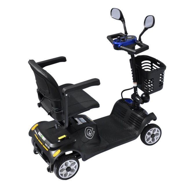 Elektrický čtyřkolový vozík RACCEWAY® SOLID, modrý