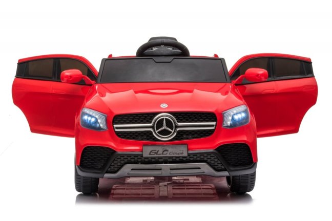 Dětské elektrické auto Mercedes GLC coupé červená/red