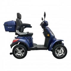 Elektrický čtyřkolový vozík RACCEWAY® STRADA ELECTRIC SCOOTER, modrý lesk