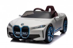 Dětské elektrické auto BMW i4 bílá/white