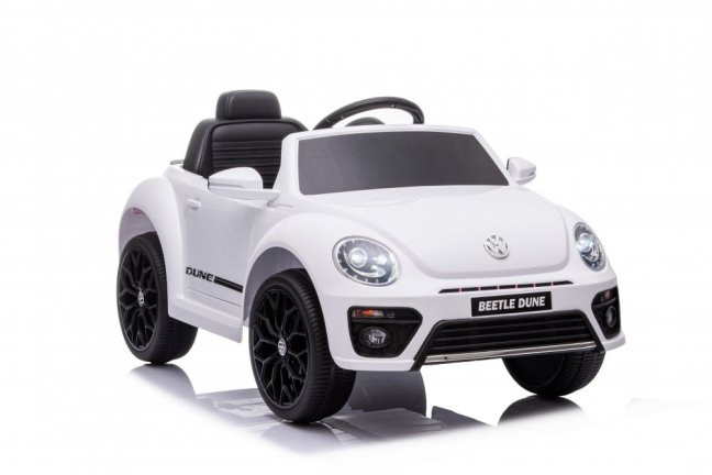 Dětské elektrické auto Volkswagen Beetle bílá/white