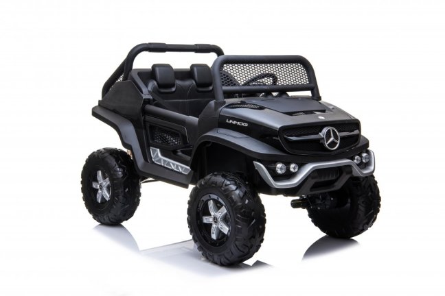 Dětské elektrické auto Mercedes Benz Unimog Truck - černá