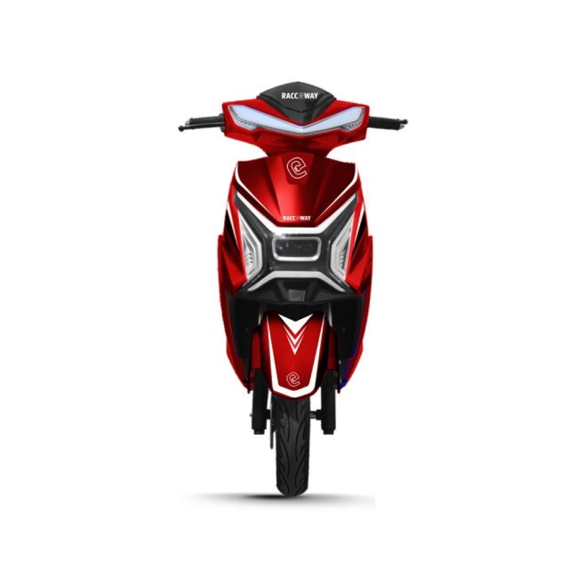 Elektroskútr RACCEWAY® CITY 45, s ŘP, červený
