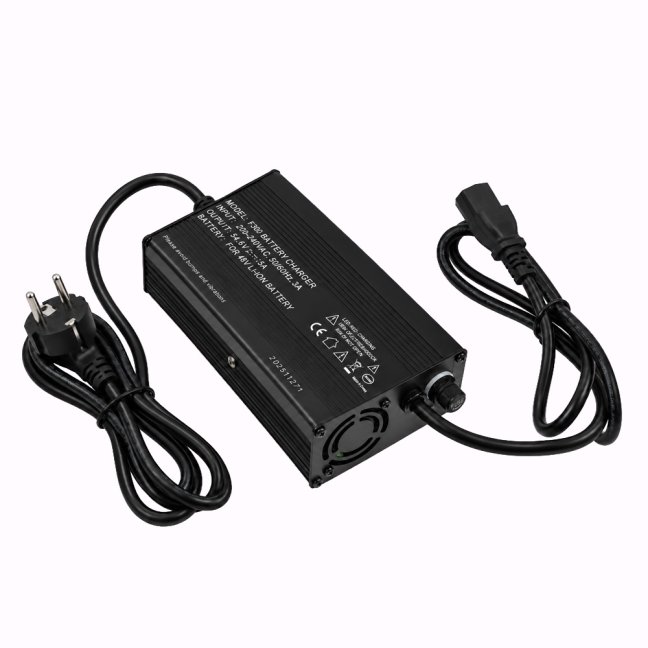Nabíječka na lithiové baterie RACCEWAY®, 48V (54.6V) 3A-13S