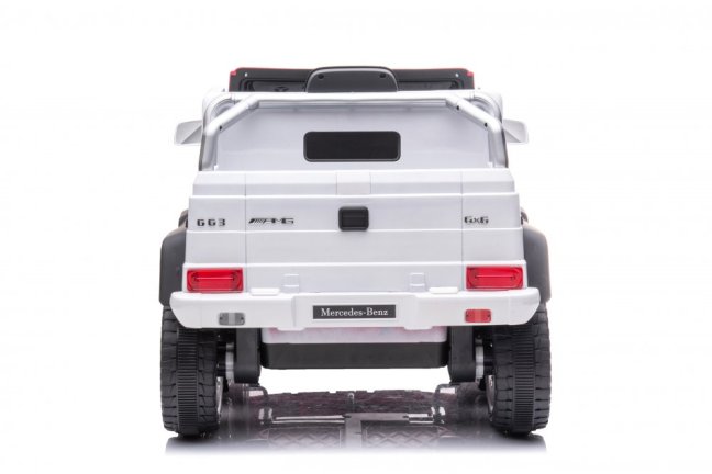 Dětské elektrické auto Mercedes G63 - 6 kol bílá/white