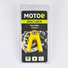 Zámek kotoučové brzdy RACCEWAY 5,5 žlutý