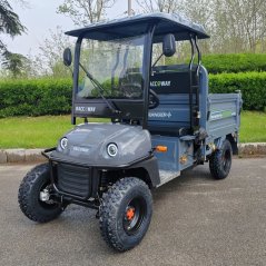 Nákladní čtyřkolový vozík RACCEWAY® RANGER PLUS, šedý