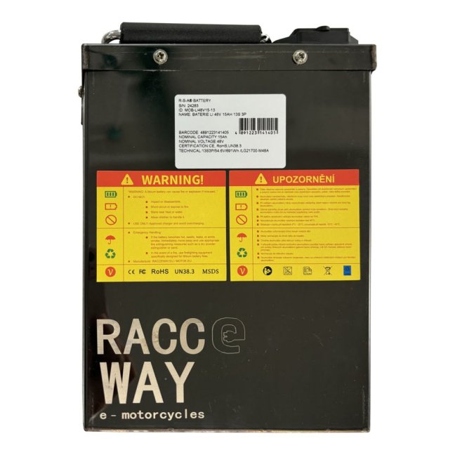 Baterie LI-48V 15Ah, k elektroskútru RACCEWAY® LG, 13S 3P