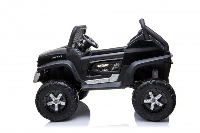 Dětské elektrické auto Mercedes Benz Unimog Truck - černá