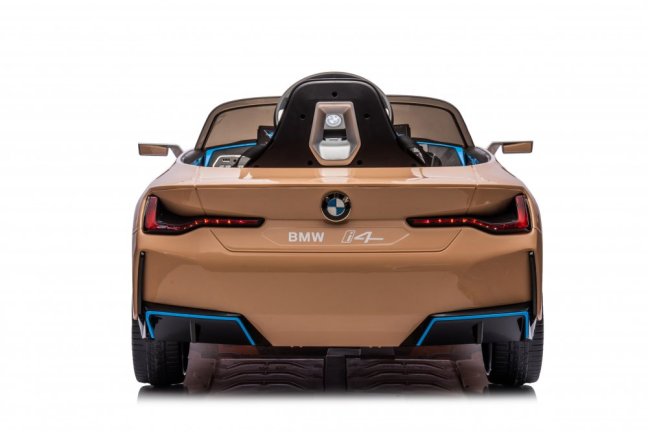 Dětské elektrické auto BMW i4 žlutá/yellow
