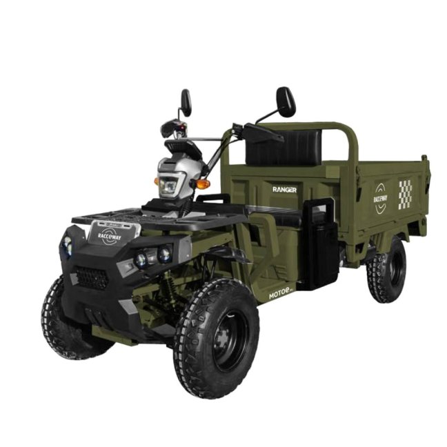 Elektrická pracovní čtyřkolka RACCEWAY® RANGER, zelená