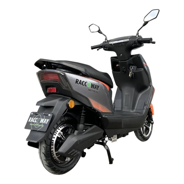 Elektroskútr RACCEWAY® RC45, šedo-oranžový