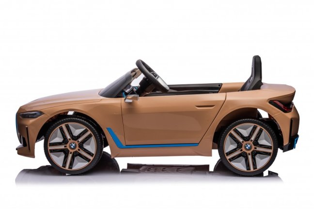 Dětské elektrické auto BMW i4 žlutá/yellow