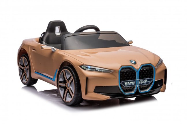 Dětské elektrické auto BMW i4 žlutá/yellow