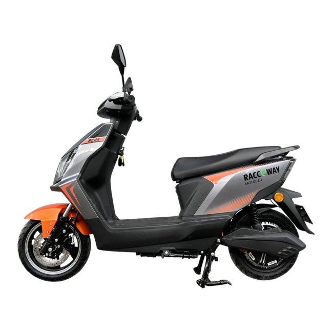 Elektroskútr RACCEWAY® RC45, šedo-oranžový
