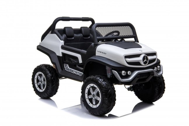Dětské elektrické auto Mercedes Benz Unimog Truck - bílá