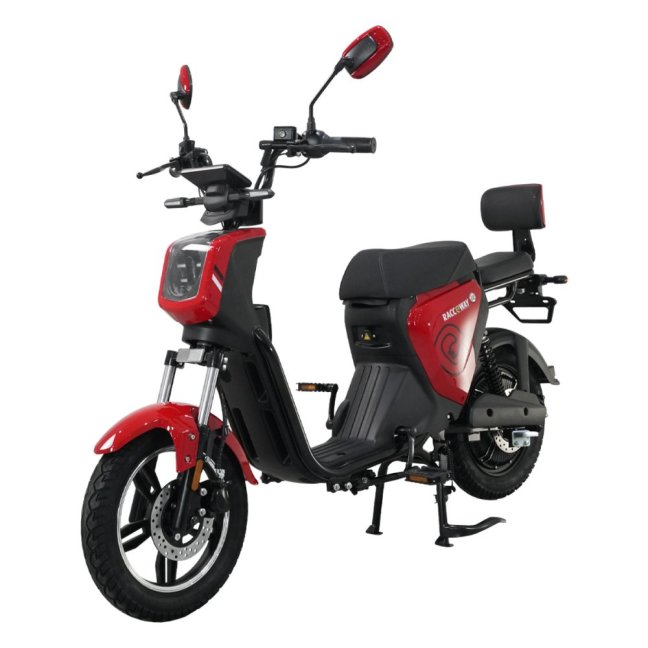 Elektroskútr RACCEWAY® PAŘEZ 25, bez ŘP, červený, bez baterie