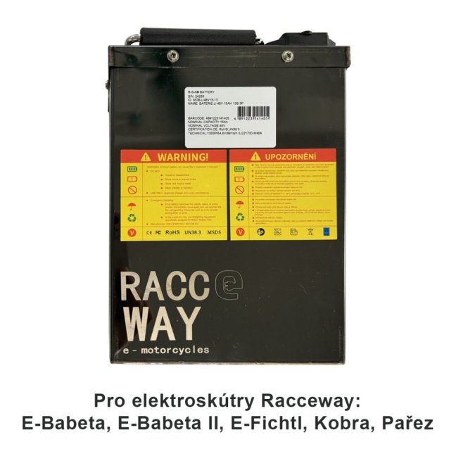 Baterie LI-48V 15Ah, k elektroskútru RACCEWAY® LG, 13S 3P
