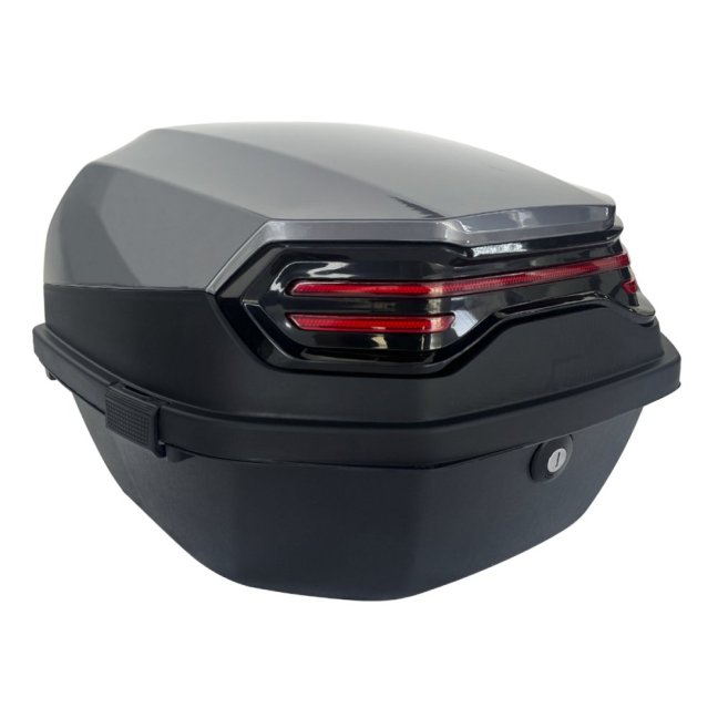 Zadní kufr k elektroskútru RACCEWAY® RC45, šedo-oranžový