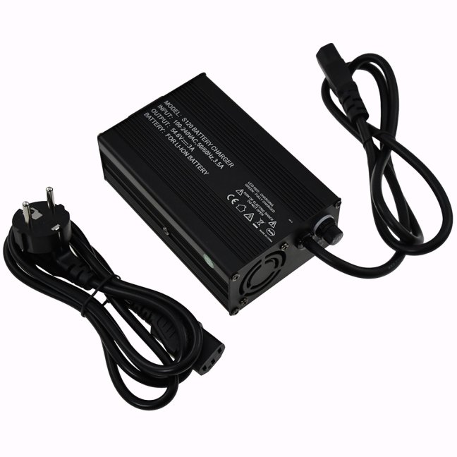 Nabíječka na lithiové baterie RACCEWAY®, 48V (54.6V) 5A-13S