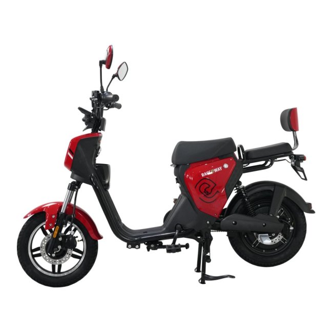 Elektroskútr RACCEWAY® PAŘEZ 25, bez ŘP, červený, bez baterie