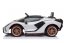 Dětské elektrické auto Lamborghini Sian bílá/white