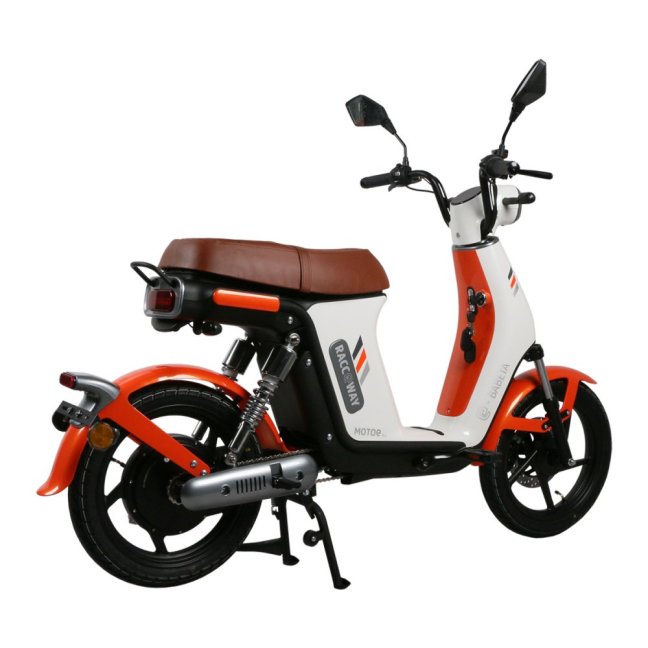 Elektroskútr RACCEWAY® E-BABETA® II, bílo-oranžová