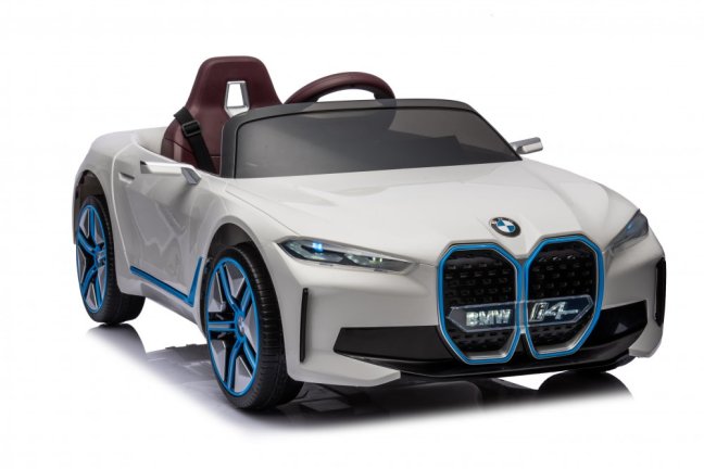 Dětské elektrické auto BMW i4 bílá/white