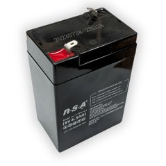 Baterie olověná průmyslová ELJET R-S-A, 6V 4.5Ah
