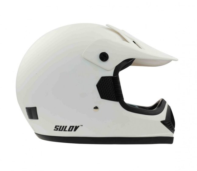 Motocyklová přilba SULOV® MADMAN, matná bílá - Barva: Bílá, Helma velikost: M