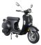 Elektroskútr  RACCEWAY® CENTURY E-RETRO, černý