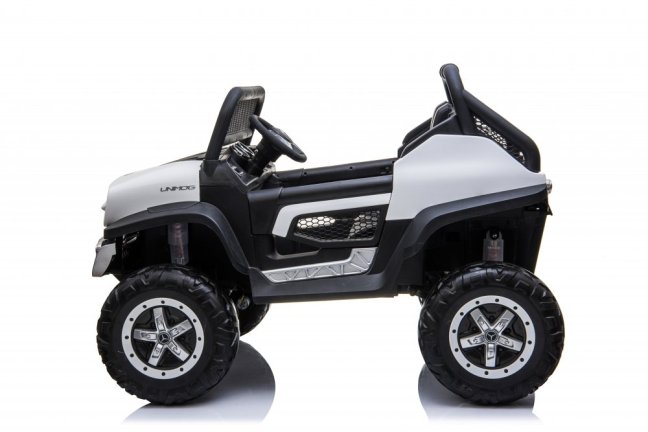 Dětské elektrické auto Mercedes Benz Unimog Truck - bílá