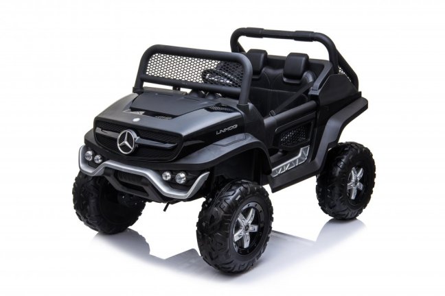 Dětské elektrické auto Mercedes Benz Unimog Truck - černá