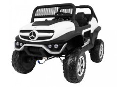 Dětské elektrické auto Mercedes Benz Unimog Truck - bílá