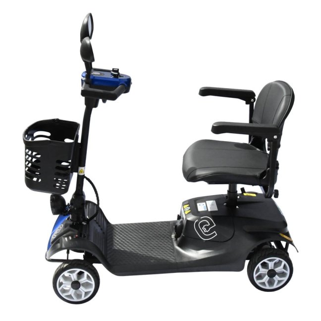 Elektrický čtyřkolový vozík RACCEWAY® SOLID, modrý