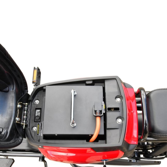 Elektroskútr RACCEWAY® PAŘEZ 25, bez ŘP, červený