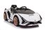 Dětské elektrické auto Lamborghini Sian bílá/white