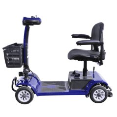 Elektrický čtyřkolový vozík RACCEWAY® SPLIT, modrý