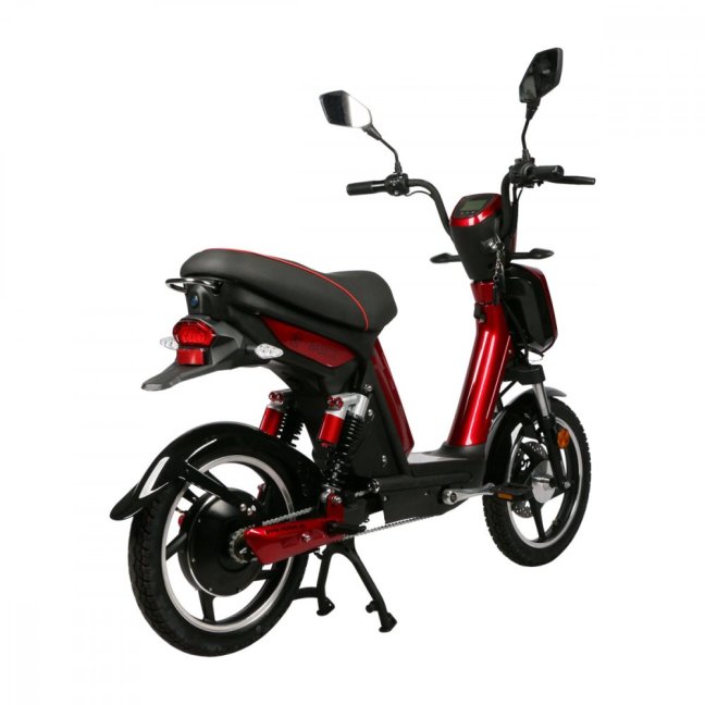 Elektroskútr RACCEWAY® E-BABETA®, vínová-metalíza, bez baterie