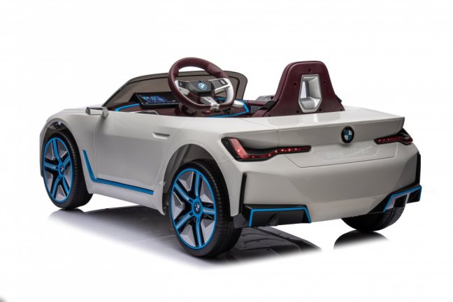 Dětské elektrické auto BMW i4 bílá/white