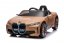 Dětské elektrické auto BMW i4 žlutá/yellow