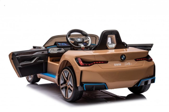 Dětské elektrické auto BMW i4 žlutá/yellow