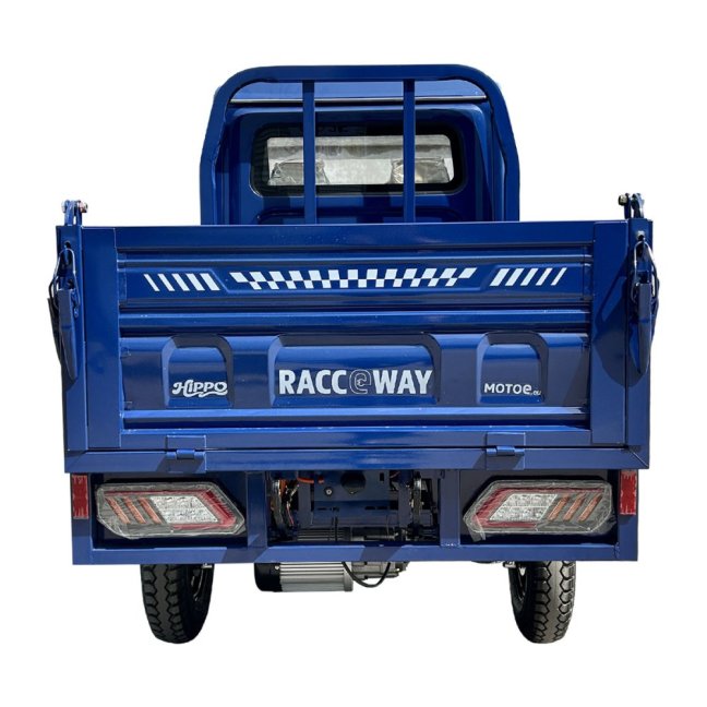 Nákladní čtyřkolový vozík RACCEWAY® HIPPO, modrý