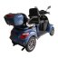 Elektrický čtyřkolový vozík RACCEWAY® STRADA LUX DUO, modrý