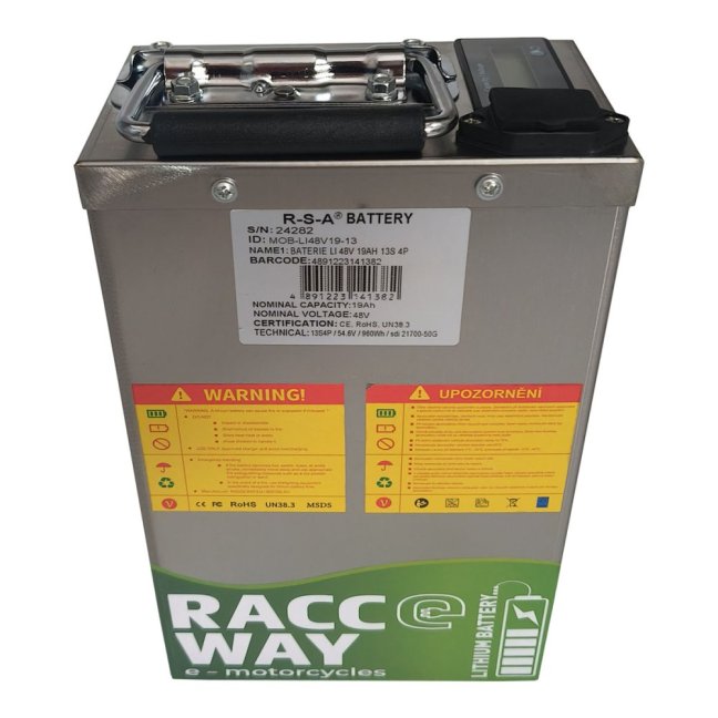 Baterie LI-48V 19Ah, k elektroskútru RACCEWAY®, 13S 4P